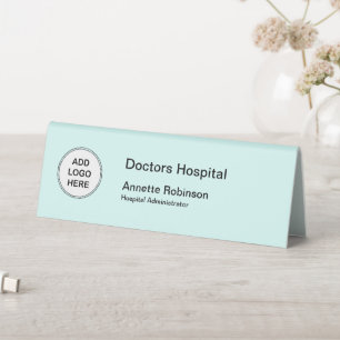 Vorlage für das Logo des medizinischen Krankenhaus Tischaufsteller
