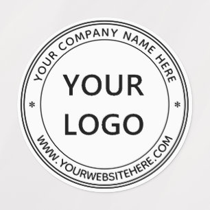 Vorlage für das Logo für benutzerdefinierte Untern Etiketten