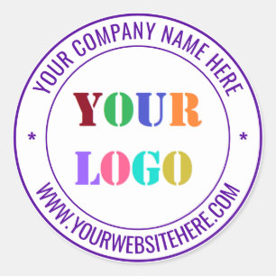 Vorlage für das Logo für benutzerdefinierte Untern Runder Aufkleber