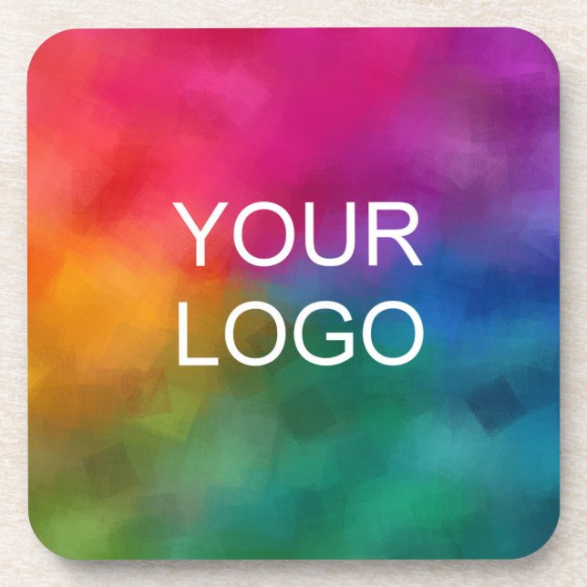 Vorlage für das Logo-Unternehmen Getränkeuntersetzer (Vorderseite)