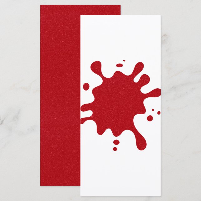 Vorlage für das Menü "Custom Tomato Red Splash" (Vorne/Hinten)