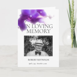 Vorlage für das Programm zur Gedächtnisbeerdigung