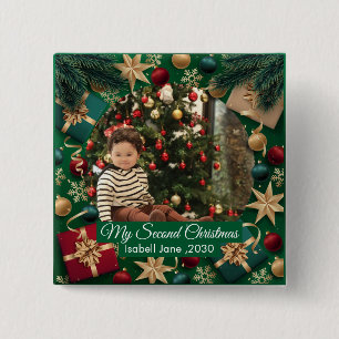 Vorlage für das zweite Weihnachts-Foto der benutze Button