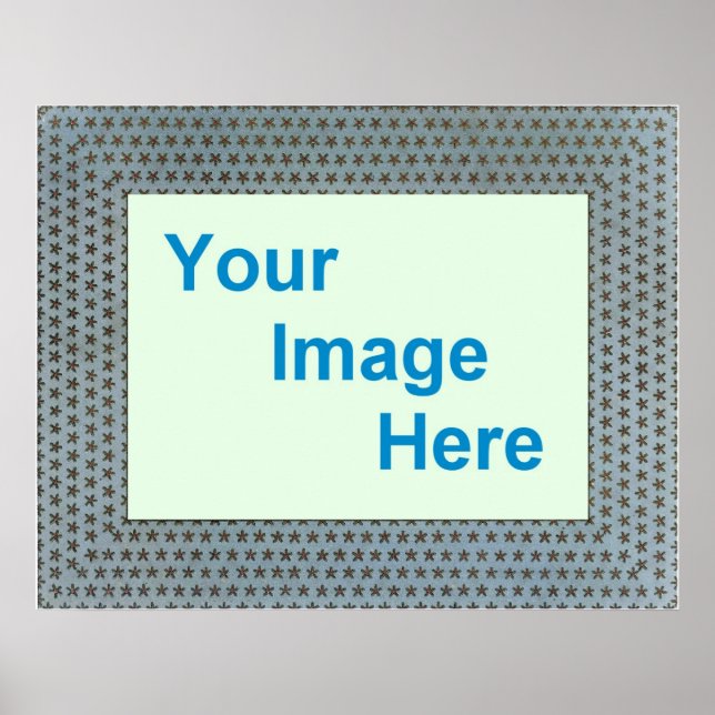 Vorlage für dekoratives Plakat (Vorne)
