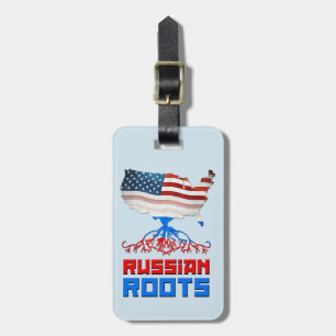 Vorlage für den amerikanischen russischen Gepäcktr Gepäckanhänger