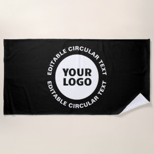 Vorlage für den bearbeitbaren Rundschreiben und Ih Strandtuch