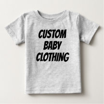 Vorlage für den benutzerdefinierten Baby-T - Shirt