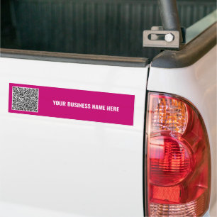 Vorlage für den benutzerdefinierten QR-Autoaufkleb Autoaufkleber