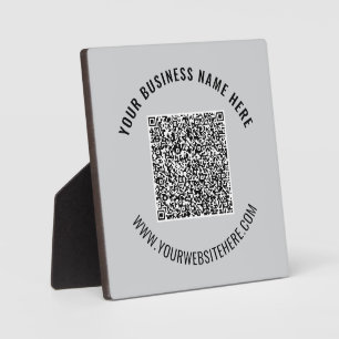 Vorlage für den benutzerdefinierten QR-Code Fotoplatte