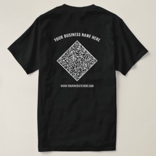 Vorlage für den benutzerdefinierten QR-Code für de T-Shirt