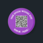 Vorlage für den benutzerdefinierten QR-Code für Te Magnet<br><div class="desc">Wählen Sie Farben und Schriftart - Entwerfen Sie Ihre eigenen Personalisierten Magnete mit Ihren speziellen QR Code Scan Info und Custom Text Promotional Business oder Persönliches Funny Magnet Geschenk - Hinzufügen Sie Ihren QR-Code - Bild - Foto oder Logo / und Text - Name oder andere Info / Nachricht -...</div>