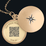 Vorlage für den benutzerdefinierten QR-Code in der Medaillon<br><div class="desc">Wählen Sie Farben und Schriftart - Entwerfen Sie Ihre Personalisierten Ketten mit Ihrer QR-Code-Scan-Info und benutzerdefinierten Text Moderne Kette / Geschenk - Hinzufügen Sie Ihr QR-Code - Bild oder Logo - Foto / und Text - Name oder andere Info / Nachricht - Neu verkleinern und verschieben oder entfernen / Hinzufügen...</div>