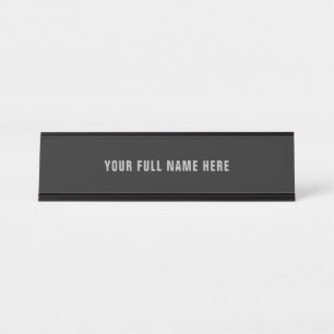 Vorlage für den benutzerdefinierten Schreibtisch, Schreibtischnamensplakette