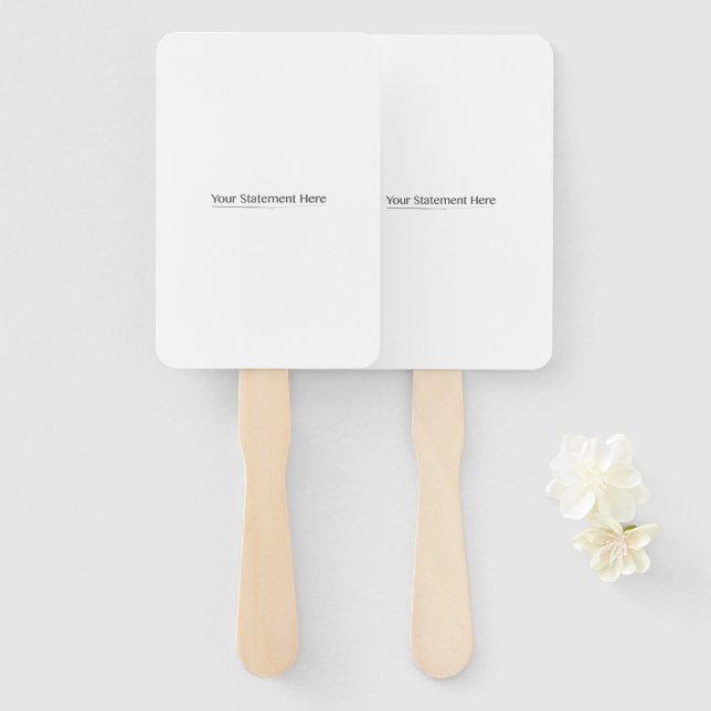 Vorlage für den Fit Square Text hier, Weiße Tra Fächer (Vorne und Hinten)