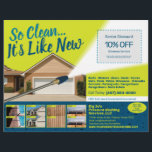 Vorlage für den Flyer-Power unter Druck Flyer<br><div class="desc">Personalisieren und anpassen Sie diese überhängende Druckwäsche (Power waschen) beruflichen Flyer Vorlage Design, um die Bedürfnisse Ihres Unternehmens/Ihres Unternehmens Anzug. Diese Druckwäscheschablone zeigt Bilder von vor und nach dem Druck gewaschenen Flächen. Fügen Sie Ihr Logo für eine effektivere Markendarstellung hinzu. Passen Sie das Gutscheinangebot auf Flyer an, um potenzielle Kunden...</div>