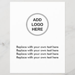 Vorlage für den Flyer von Firmenlogos