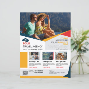 Vorlage für den Flyer von Reisebüros
