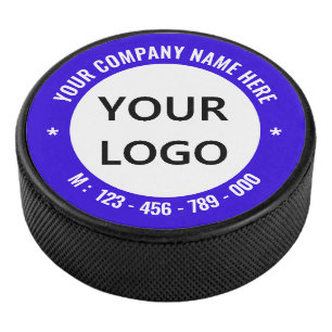 Vorlage für den Hockey-Puck-Logo personalisiert Eishockey Puck