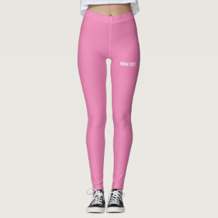 Vorlage für den Logo-Namen hinzufügen Modern Rosa Leggings