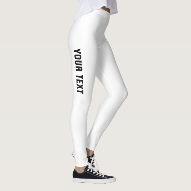 Vorlage für den Namen Text hinzufügen Leggings (Rechts)