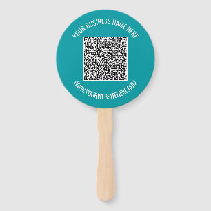 Vorlage für den QR-Codetext Werbehandfan Fächer