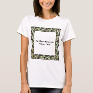 Vorlage für den Rahmen für Pferdeaufnahmen, T-Shirt