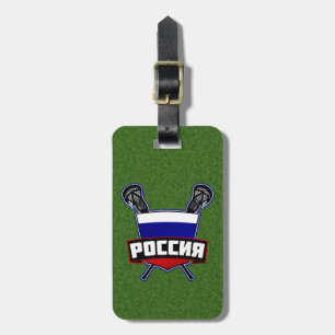 Vorlage für den russischen Lacrosse-Gepäckanhänger Gepäckanhänger