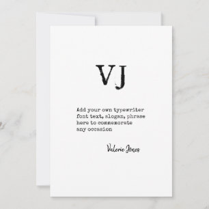 Vorlage für den Schriftart von Schreibmaschinen - 