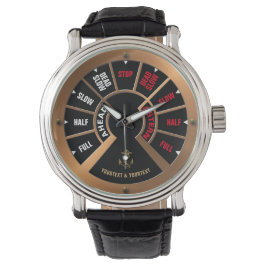 Vorlage für den Telegrafenschreiber für Steampunk- Armbanduhr