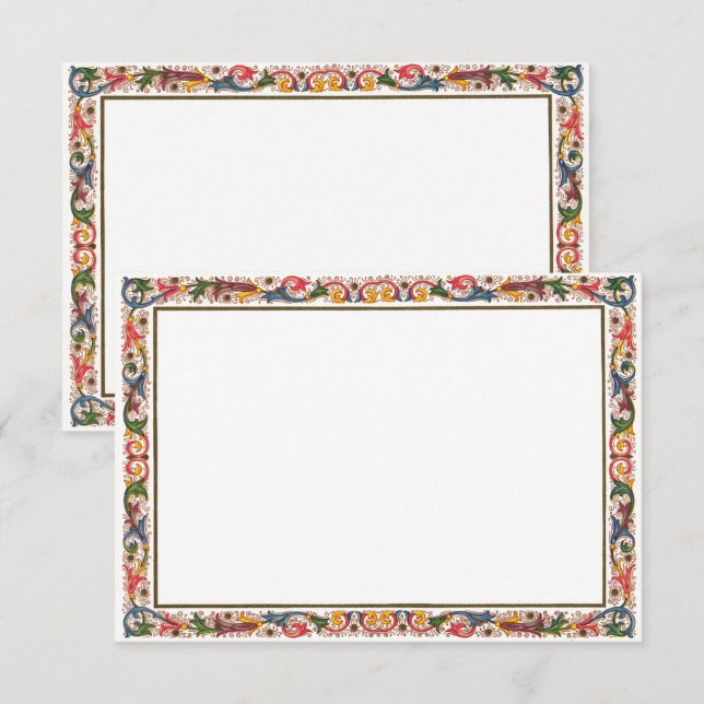 Vorlage für die antike italienische Grenzschutzkar (Vorne/Hinten)