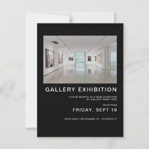 Vorlage für die Ausstellung von Gruppengalerien Postkarte