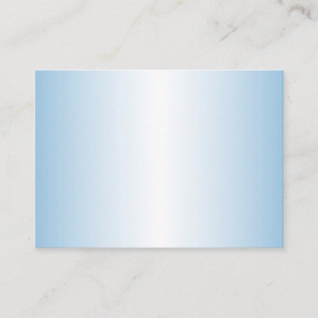 Vorlage für die blaue Ombre Business Card Visitenkarte (Vorderseite)