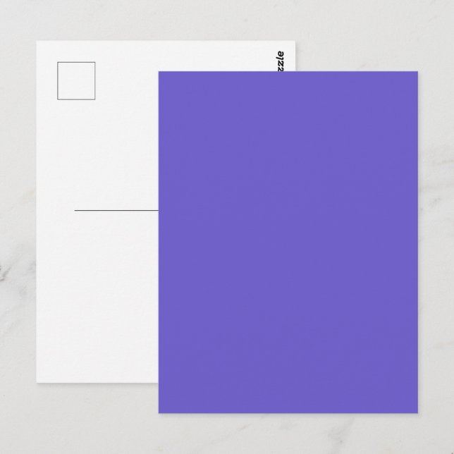 Vorlage für die blaue Postkarte (Vorne/Hinten)
