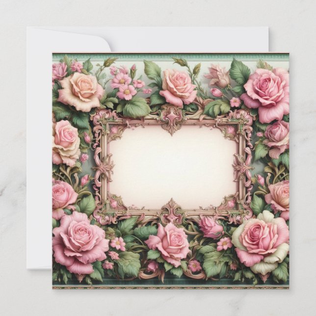Vorlage für die Blumenrosa und die grüne Blankenka (Vorderseite)