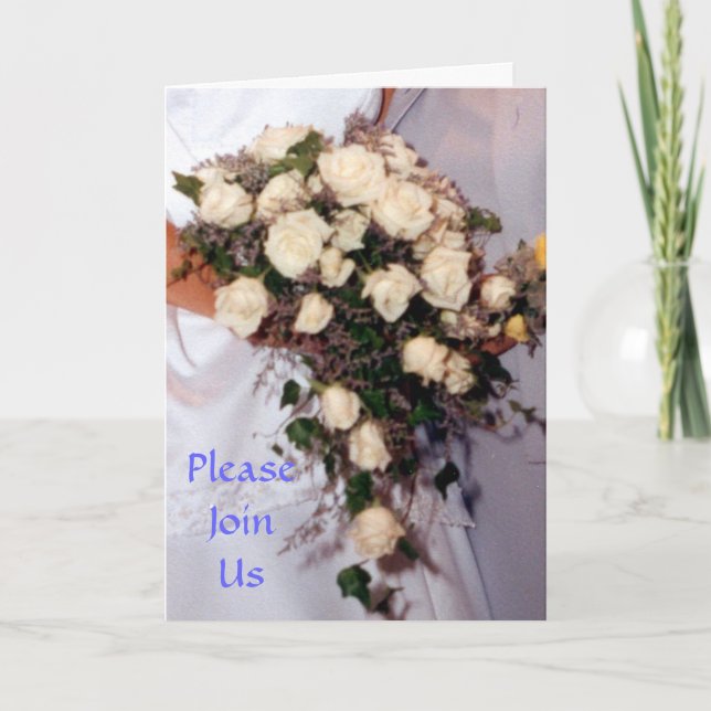 Vorlage für die Einladung von Bridal-Veranstaltung (Vorderseite)