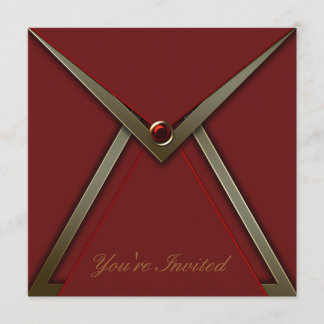 Vorlage für die Einladung von Red Birthday Party