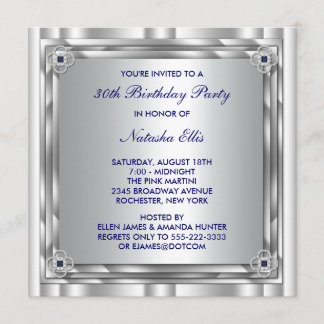 Vorlage für die Einladung zum Geburtstag von Silve