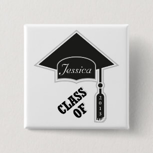 Vorlage für die Graduierungsklammern Button