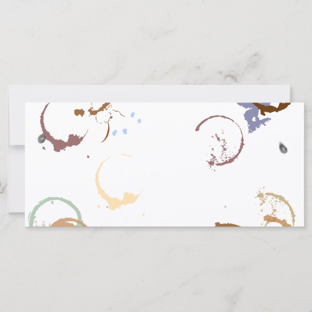 Vorlage für die Grunge-Coffstacke-Rackkarte (Vorderseite)