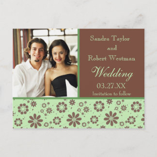 Vorlage für die Hochzeit von Fotokarten