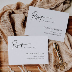 Vorlage für die Minimalistische Hochzeitskarte