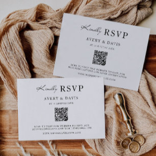 Vorlage für die Minimalistische Hochzeitskarte