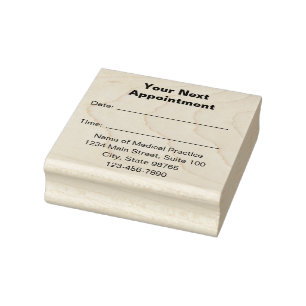 Vorlage für die nächste Erinnerung Gummistempel
