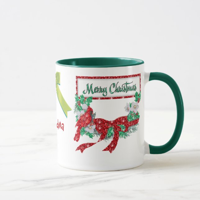 Vorlage für die personalisierte Weihnachtszeit-Tas Tasse (Rechts)