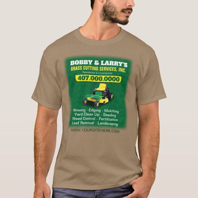 Vorlage für die Rasenpflasterung Dri T-Shirt (Vorderseite)