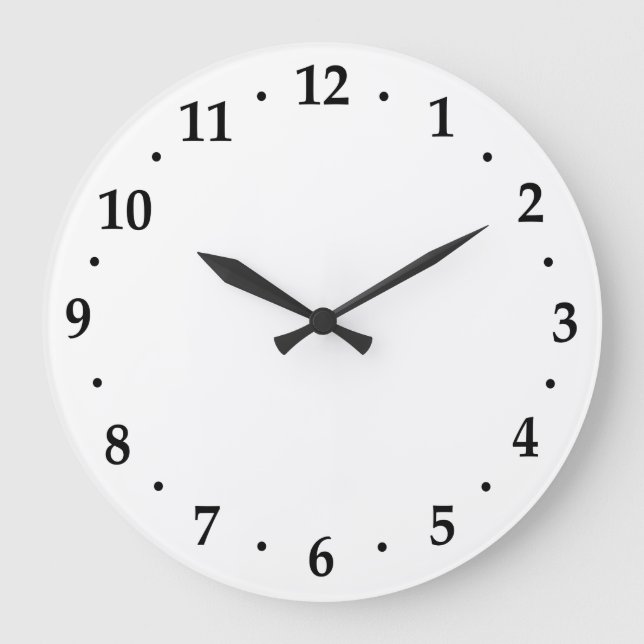 Vorlage für die Taktfrequenz Verwenden des Designs Große Wanduhr (Vorderseite)