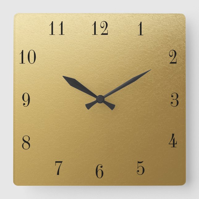 Vorlage für die Uhrenfront Industrieller römischer Quadratische Wanduhr (Vorderseite)