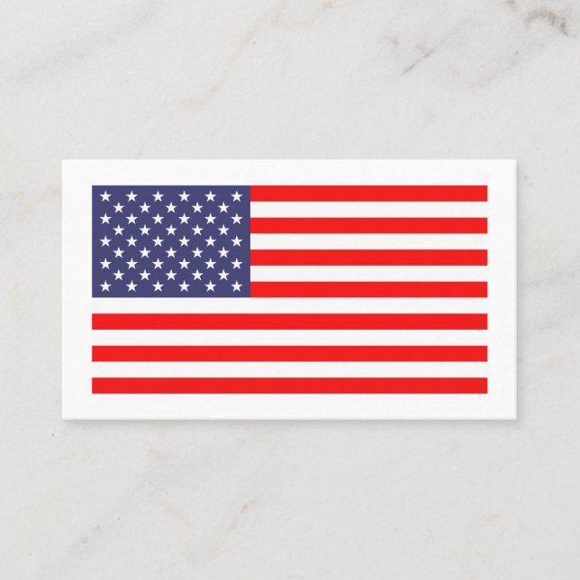 Vorlage für die Visitenkarten der amerikanischen F Visitenkarte (Vorderseite)