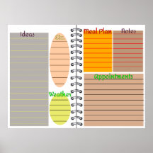 Vorlage für digitale Planer