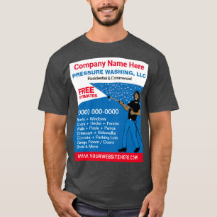 Vorlage für Druckwäsche und Reinigung T-Shirt